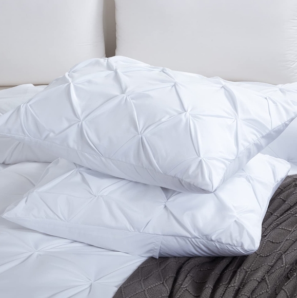 PALATIAL KING-120X98 3 PIECE PINCH PLEAT COMFORTER SET - Picture 3 of 8